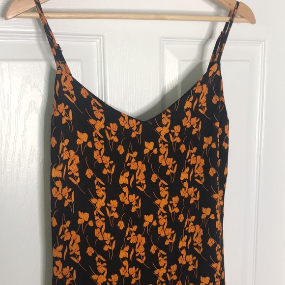 Lulus asymmetrical floral & zebra print long dress - S - Picture 5 of 11